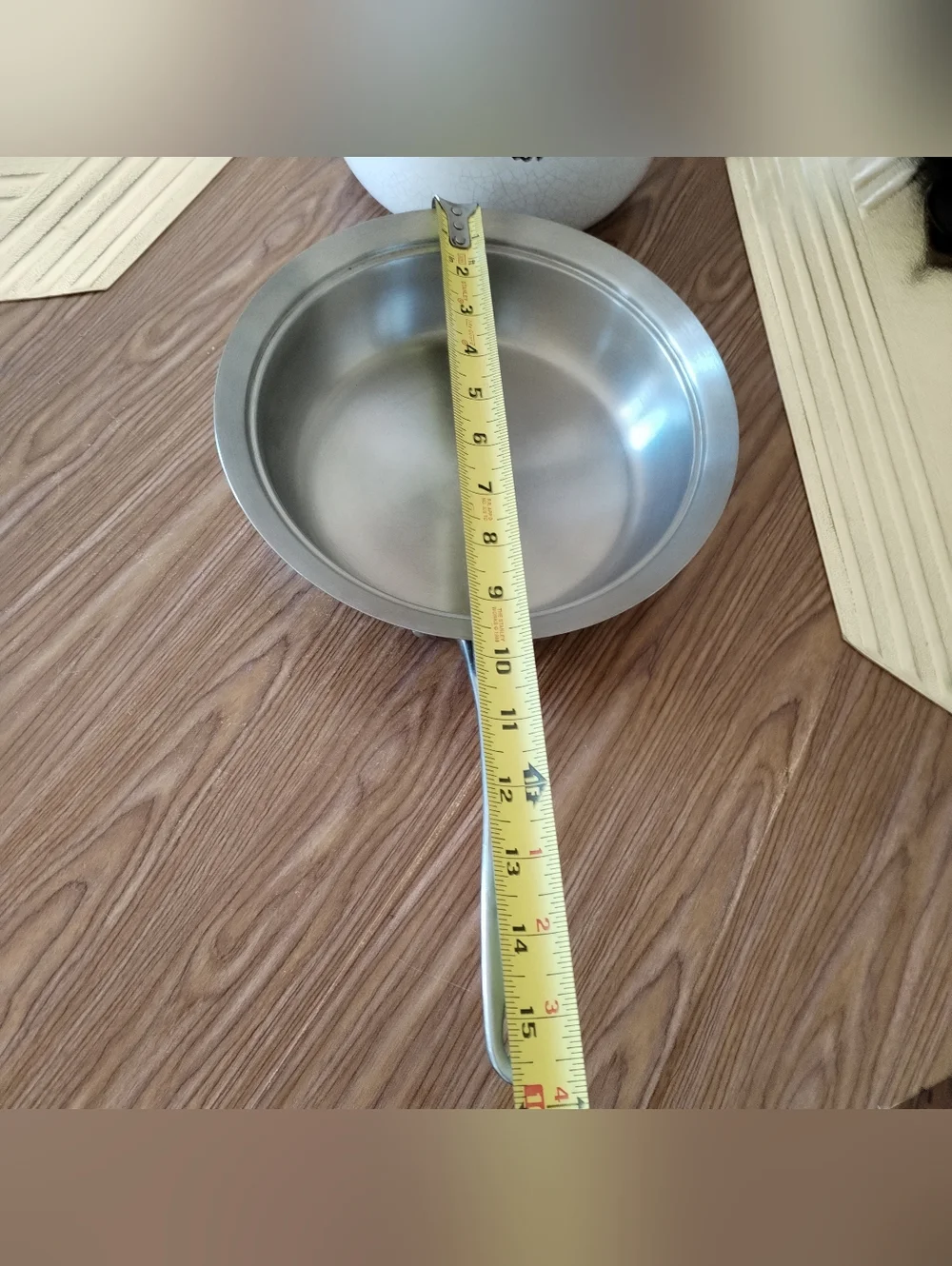 Stainless Steel Frying Pan - copper bottom saute pan ,